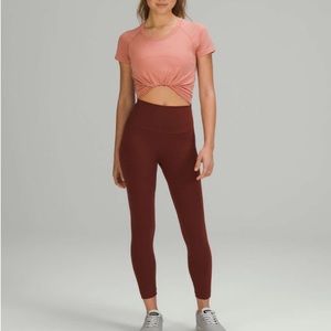 Lululemon Wunder train high rise leggings 25” tights size 2